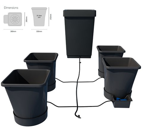 Autopot 1Pot XL Module - se 4 květníky vč. 47L plastové nádrže